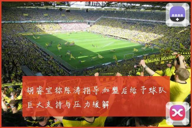胡睿宝称陈涛指导加盟后给予球队巨大支持与压力缓解